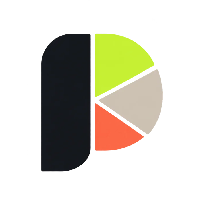 Portioned logo